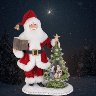Pre-Order Lighted Christmas Eve Reverence Santa CC18-110