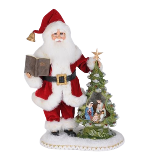 Pre-Order Lighted Christmas Eve Reverence Santa CC18-110