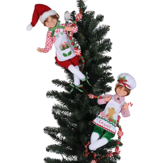 Candy/Cookie Posable Elf Set  EF003
