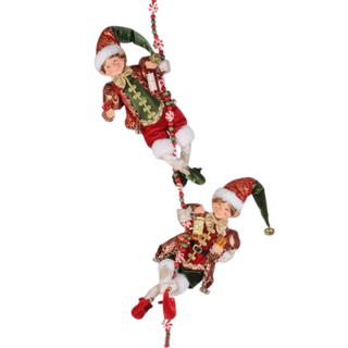 Wine Poseable Elf Set- Pinot Noir EL018