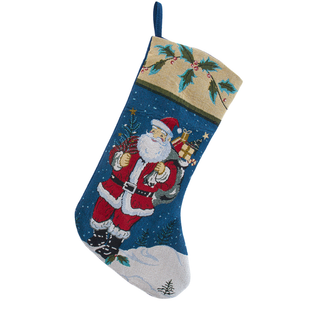 Pre-Order Santa Tapestry Stocking SG0329