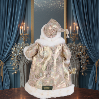Sage Lighted Elegance Santa