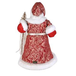 31" Lighted Red Couture Santa CC28-11