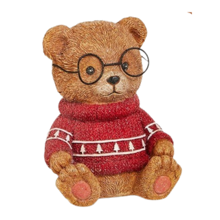 Beary Cozy Christmas Bear Figurine 4612286