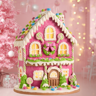 12" Bright Lighted Gingerbread House 4616152