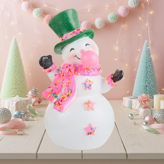 8" Bubblegum Blowin' Snowman 4612265