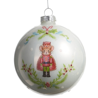 Pre-Order Nutcracker Suite Ball Ornament 4625279-Mouse King