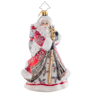 Winter Splendor Santa Christmas Ornament 1021479