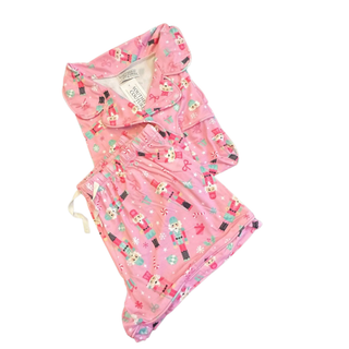 Christmas Pajama Lounge Shorts Set - Pink Nutcracker