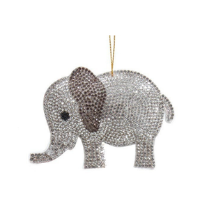 PRE-ORDER Bedazzled Retro Disco Animal Ornament F2457 Cat Elephant Duck Pig Dino F2457