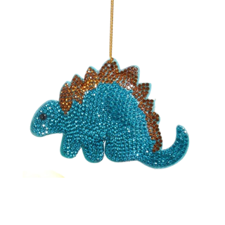 PRE-ORDER Bedazzled Retro Disco Animal Ornament F2457 Cat Elephant Duck Pig Dino F2457