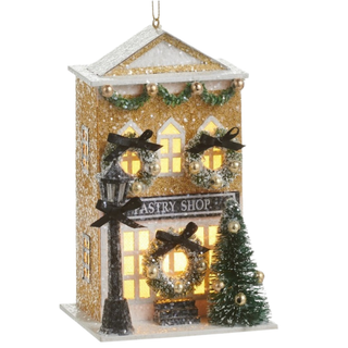 Pre-Order Lighted Paper Pastry Shop Ornament 4615577