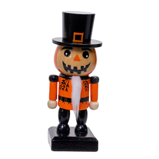 Pre-order 7" Halloween Nutcracker Pumpkin Soldier HW1936
