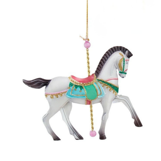 PRE-ORDER Carousel Animals Christmas Ornament Horses S4041