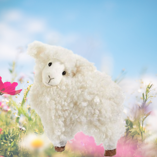Raz Easter  8" Sherpa Lamb  4353308
