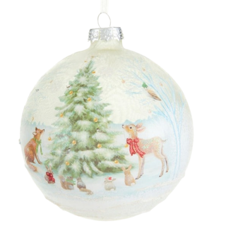 Pre-Order Woodland Christmas Party Ball Ornament 4624811