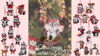 4.75" Retro Wooden Elf Girl Ornaments T3759