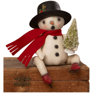 Robin Seeber Christmas Bing Flake Snowman RS4126