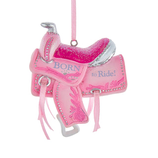 Pre-Order "Born To Ride" Saddle Ornament D4847