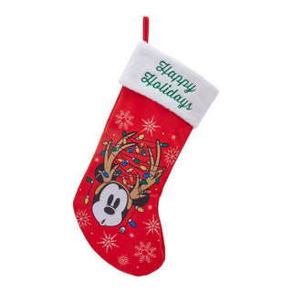 PRE-ORDER Disney© Vintage "Happy Holidays" Mickey Reindeer Stocking DN7261