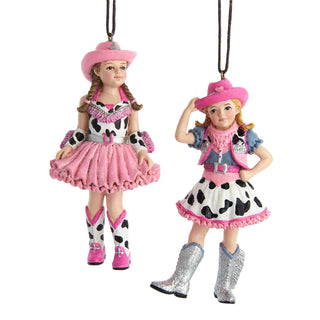 Pre-Order Pink Cowgirl Ornaments E1137
