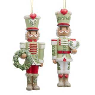 Pre-Order Mistletoe Kisses Nutcracker Ornament Set E1160