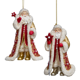 Pre-Order Holiday Diamonds Santa Ornament Set E1163