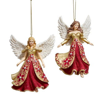 Pre-Order Holiday Diamonds Angel Ornament Set E1164