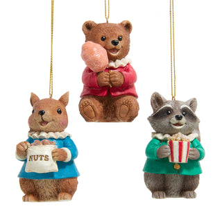 Pre-Order Carnival Baby Animal With Food Ornament Set E1178