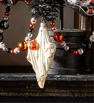 Eric Cortina Friendly Ghost with Pumpkin Ornament 4453109
