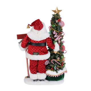Karen Didion Lighted North Pole Bakery Santa SC-63 Signature Collection