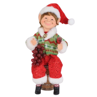 Elf on Wine Barrel  SS039
