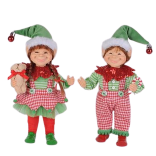Karen Didion Red Check Elf Set SS085