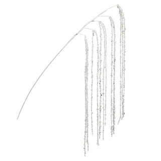 Pre-Order Raz 40" white Iced Tree Pick Spray F4542119