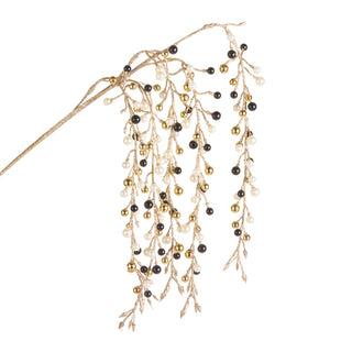 Pre-Order Black, Pearl and Gold Bead Spray F4617643