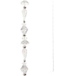 Raz 5' Clear Bead Garland Christmas Tree Garland