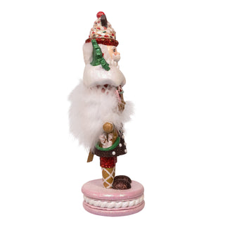 Pre-Order 12" Hollywood Nutcrackers™ Gingerbread With Santa Mug Hat Nutcracker  HA0809