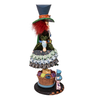 Mrs Hatter with Cheshire Cat Hollywood Nutcracker HA0813