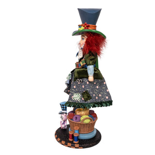Mrs Hatter with Cheshire Cat Hollywood Nutcracker HA0813