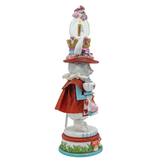 Pre-Order Alice in Wonderland White Rabbit With Water Globe Hat Nutcracker HA0822