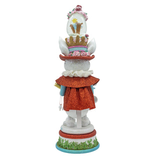Pre-Order Alice in Wonderland White Rabbit With Water Globe Hat Nutcracker HA0822