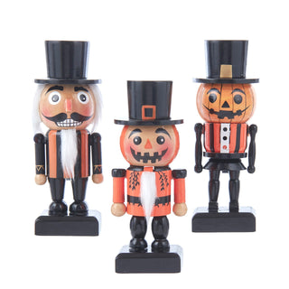 Pre-order 7" Halloween Nutcracker Pumpkin Soldier HW1936