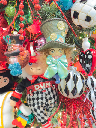 Kurt Adler Holly Hats™ Alice in Wonderland Happy Hatter Hat Ornament HAT0007