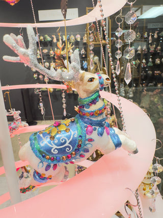 Vixen Reindeer Glass Ornament SDH2324-250