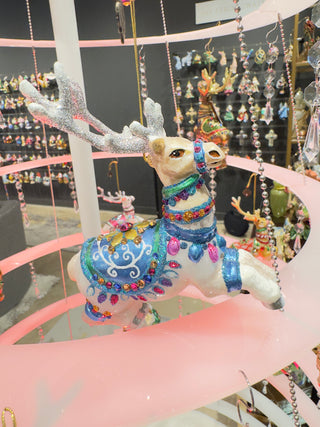 Vixen Reindeer Glass Ornament SDH2324-250