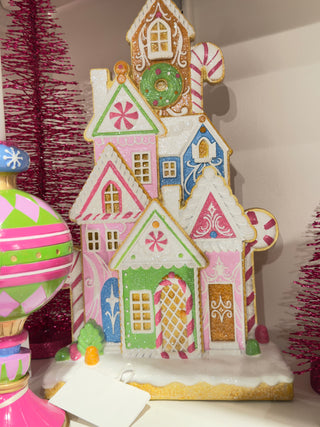PRE-ORDER  16" Peppermint Gingerbread Village 4510373