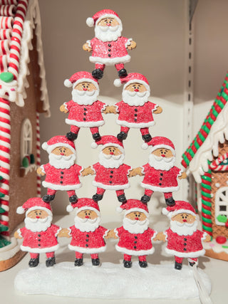 PRE-ORDER 10" Gingerbread Santa Tower 4512267