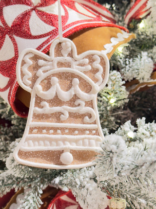 Raz Imports 4.75" Box of Gingerbread Ornaments Brown White