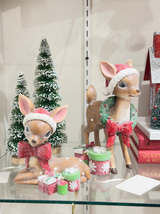 PRE-SALE Raz Christmas  9" Vintage Deer 4519142
