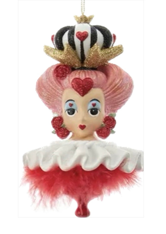 Kurt Adler Alice in Wonderland Queen of Hearts Ornament